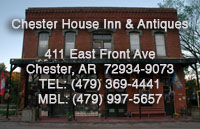 Haunted Bed and Breakfast in Chester, AR.